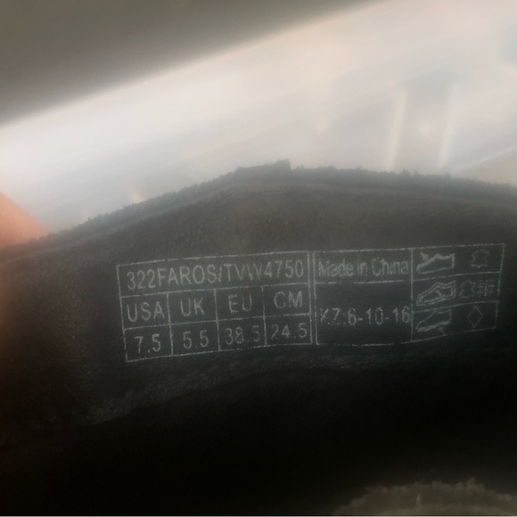 Vionic 322 Faros Womens Black Suede Leather Upright Faros Fringe Boots Size 7.5 - Picture 9 of 11